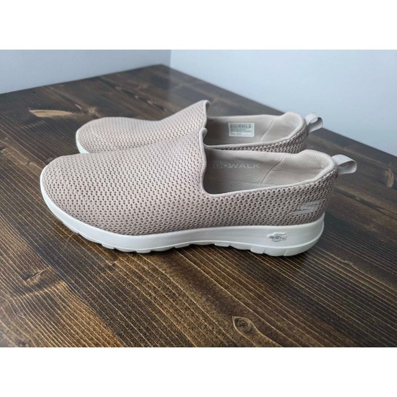 Skechers Shoes - Skechers Shoes Womens Sz. 8.5 Beige Go Walk Joy Goga Max Knit Slip On Comfort